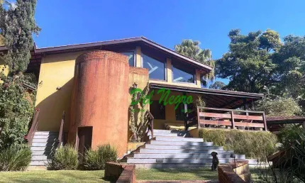 Casa com 4 suítes à venda, 500 m² - fazendinha, granja viana.