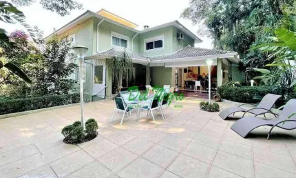 Casa com 5 suítes à venda, 553 m² - forest hills, jandira.