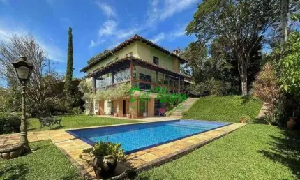 Casa com 5 dormitórios à venda, 414 m² - Miolo da Granja Viana.