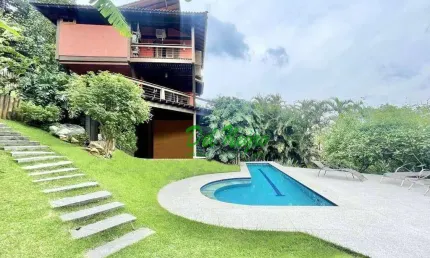 Casa com 3 dormitórios à venda, 282 m² - recanto inpla, granja viana.