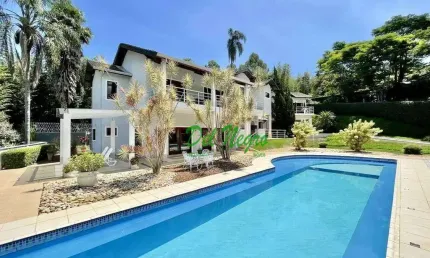 Casa com 5 suítes à venda, 618 m² - Parque Dom Henrique II, Cotia.