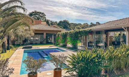 Casa com 4 suítes à venda, 549 m² - Parque Dom Henrique II, Cotia.