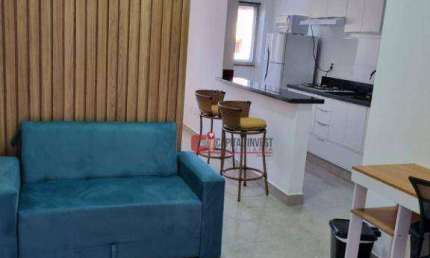 Apartamento com 1 dormitório para alugar, 48 m² por R$ 2.380,00/mês - Dom Bosco - Jaguariúna/SP