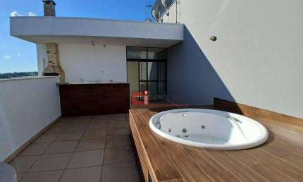 Apartamento com 3 dormitórios para alugar, 115 m² por R$ 4.400/mês - Jardim Dom Bosco - Jaguariúna/SP