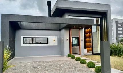 Casa em condomínio fechado com 3 quartos à venda na Rs 389, Estrada do Mar, 27, Santorini, Xangri-Lá por R$ 1.100.000