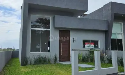 Casa em condomínio fechado com 2 quartos à venda na Rs 389, Estrada do Mar, 27, Santorini, Xangri-Lá por R$ 480.000