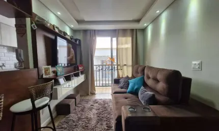 Apartamento à venda em Várzea Paulista-SP: 2 quartos, 2 salas, 1 banheiro, 1 vaga - Imperdível na Vila Tupi!