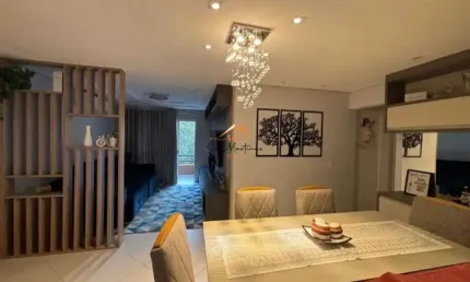 Imperdível: Apartamento à venda em Jundiaí-SP, Jardim Tamoio! 2 quartos, 1 suíte, 2 salas, 1 banheiro, 2 vagas - 78,00m².