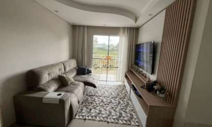 Apartamento à venda em Várzea Paulista-SP, no Jardim Maria de Fátima, com 3 quartos e 2 vagas de garagem!