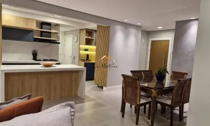 Apartamento de alto padrão à venda em Jundiaí-SP, Jardim Campos Elísios: 3 quartos, 3 suítes, 2 salas, 4 banheiros, 3 vagas de garagem, 141m².