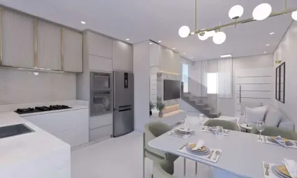 Casa no condomínio Villa Hipica Residence para venda com 2 quartos, sendo 1 suíte, 82m²