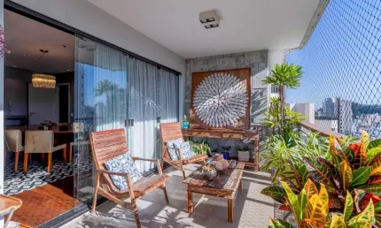 Versátil apartamento tipo para venda em Real Parque com 4 quartos, sendo 2 suítes, 261.5m²