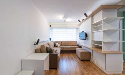 Deslumbrante apartamento tipo para venda com 1 quarto, 52m²