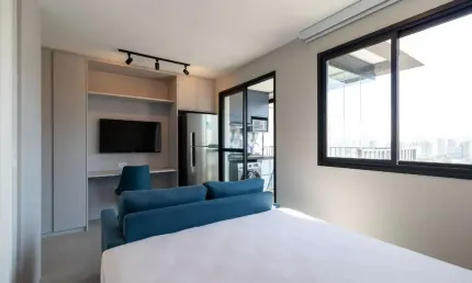 Atraente studio para venda em Campo Belo com 1 quarto, 26m²