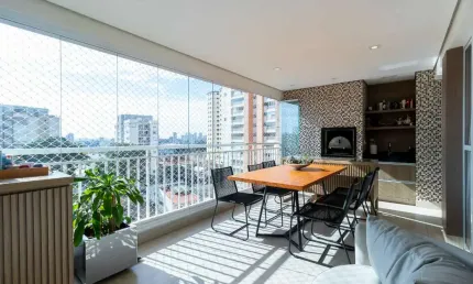 Versátil apartamento tipo para venda em vila gumercindo com 3 quartos, sendo 3 suítes, 122m²