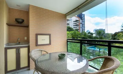 Elegante apartamento tipo para venda com 3 quartos, sendo 3 suítes, 192m²