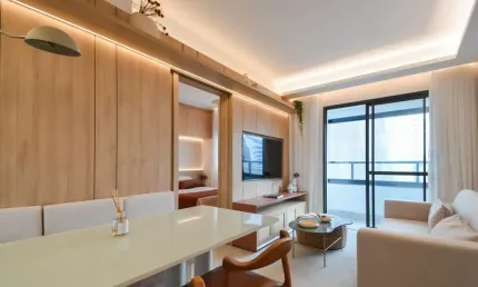 Excelente apartamento tipo para venda com 1 quarto, sendo 1 suíte, 39m²