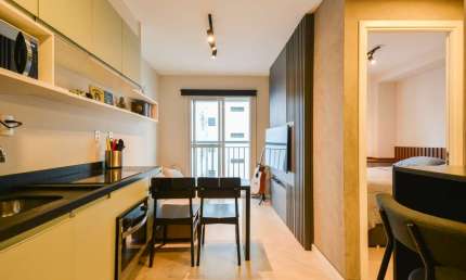 Aconchegante apartamento tipo para venda com 1 quarto, 30m²
