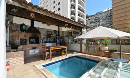 Imperdível cobertura para venda com 4 quartos, sendo 3 suítes, 382m²