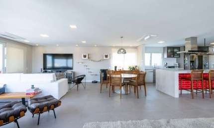 Aconchegante apartamento tipo para venda com 4 quartos, sendo 4 suítes, 210m²
