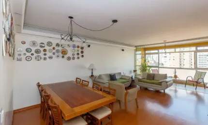 Versátil apartamento tipo para venda em Vila Mariana com 3 quartos, 138m²