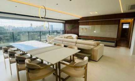 Elegante apartamento tipo para venda com 3 quartos, sendo 3 suítes, 186m²