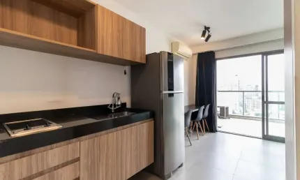 Atraente studio para venda em vila cordeiro com 1 quarto, 49m²