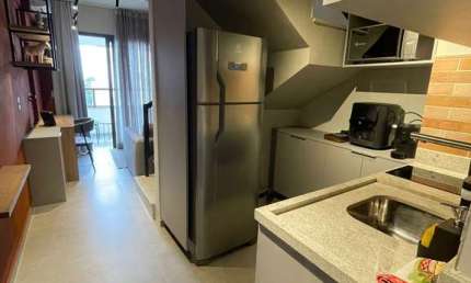 Sensacional duplex para venda com 1 quarto, sendo 1 suíte, 44m²