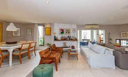 Elegante apartamento tipo para venda com 3 quartos, sendo 3 suítes, 172m²