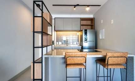 Deslumbrante studio para venda em Campo Belo com 1 quarto, 40m²