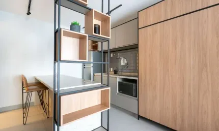 Elegante studio para venda em Campo Belo com 1 quarto, 45m²