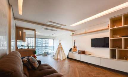 Confortável apartamento tipo para venda com 3 quartos, sendo 3 suítes, 123m²