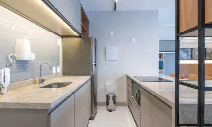 Elegante studio para venda em Campo Belo com 1 quarto, 40m²