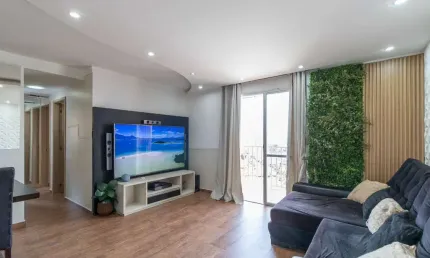 Sensacional apartamento tipo para venda em Taboão com 3 quartos, sendo 1 suíte, 72m²