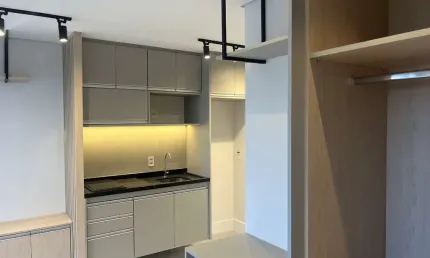 Confortável apartamento tipo para venda e locação em Jardim das Acácias com 1 quarto, 27m²