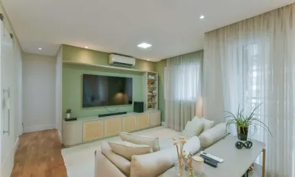 Elegante apartamento tipo para venda em brooklin com 2 quartos, sendo 2 suítes, 94m²