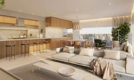 Confortável apartamento tipo para venda em campo belo com 3 quartos, sendo 3 suítes, 131m²