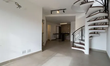 Atraente cobertura para venda em Pinheiros com 2 quartos, sendo 1 suíte, 127m²