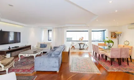 Excelente apartamento tipo para venda em brooklin paulista com 3 quartos, sendo 3 suítes, 166m²