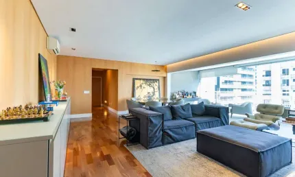 Agradável apartamento tipo para venda em itaim bibi com 3 quartos, sendo 3 suítes, 169m²