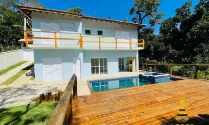 Chácara com 3 dormitórios à venda, mobiliada, 1400 m² por R$ 820.000 - Jundiaizinho - Mairiporã/SP