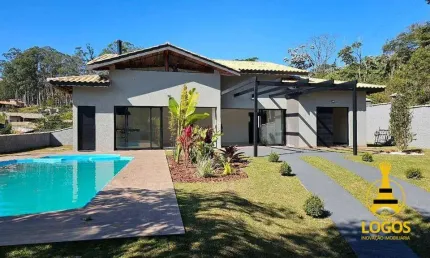 Chácara com 3 dormitórios à venda, 602 m² por R$ 850.000 - Rosário - Atibaia/SP