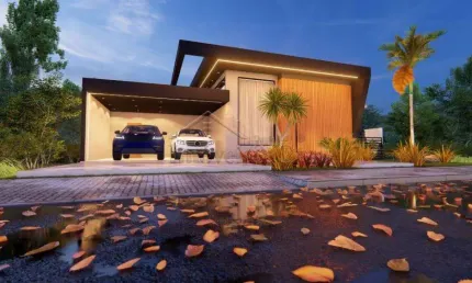 Linda casa térrea (em construção),  com arquitetura moderna e planta maravilhosa