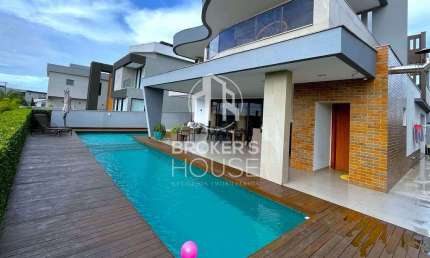 Casa em condomínio fechado com 4 quartos à venda na Avenida Talma Rodrigues Ribeiro, S/n, Boulevard Lagoa, Serra