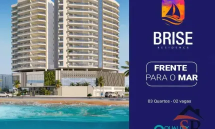 LANÇAMENTO FRENTE PARA O MAR 3 QUARTOS (1 E 2 SUÍTES) BRISE PRAIA DA CERCA, GUARAPARI/ES
