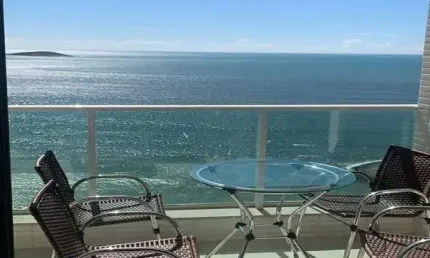 APARTAMENTO FRENTE PARA O MAR 3 QUARTOS (1 SUÍTE) PRAIA DO MORRO, GUARAPARI/ES