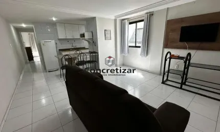 Apartamento 02 Quartos com Área Lateral na Praia do Morro