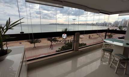 Apartamento Frente Mar à Venda com 3 Quartos na Praia do Morro Guarapari-ES