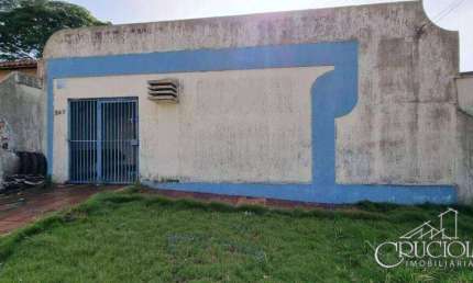 Casa comercial com 2 salas para alugar na Rua Cegonha, Conjunto Habitacional Violim, Londrina