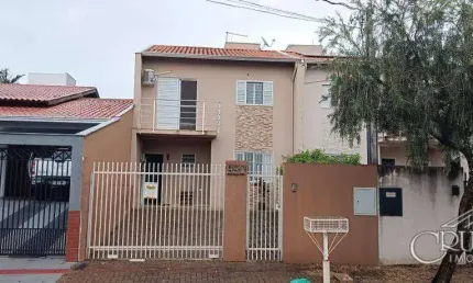 Sobrado com 3 dormitórios à venda, 142 m² - terra bonita - londrina/pr